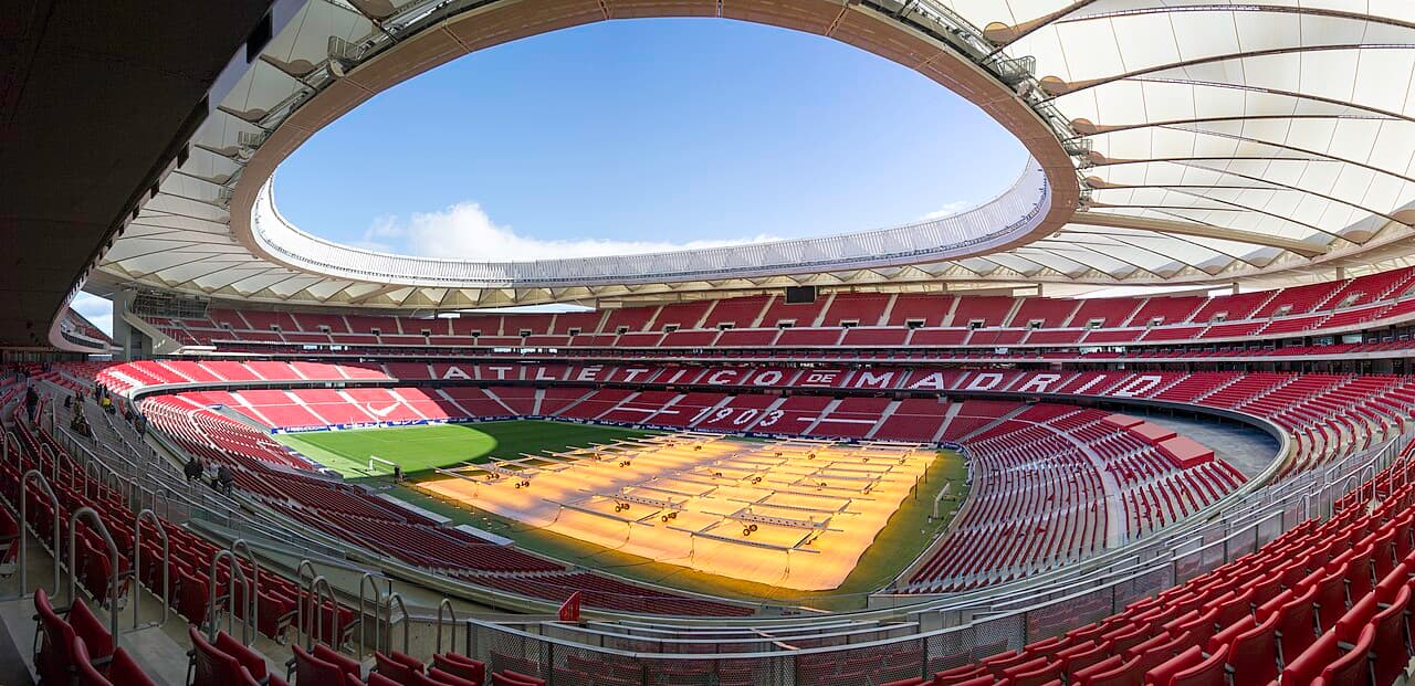 Toàn cảnh sân Metropolitano sân nhà Atlético Madrid