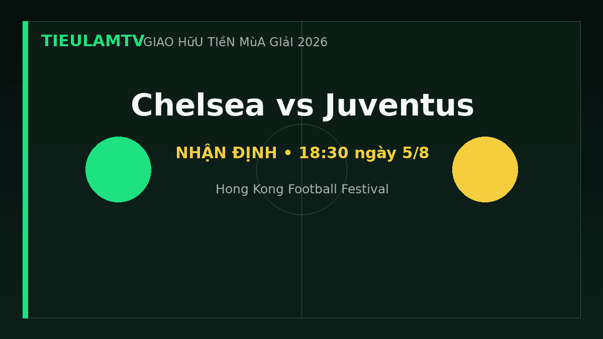 Nhận định Chelsea vs Juventus - TieulamTV