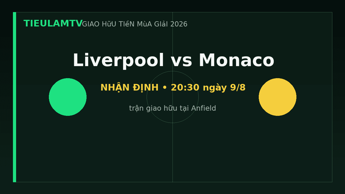 Nhận định Liverpool vs Monaco - TieulamTV