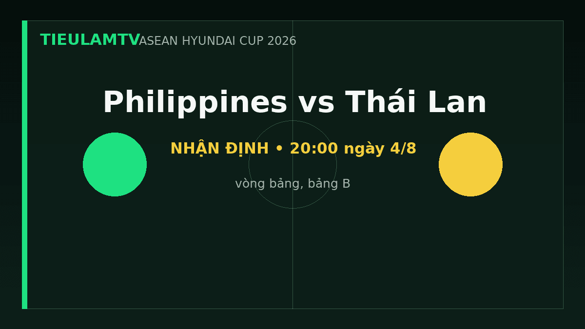 Nhận định Philippines vs Thái Lan