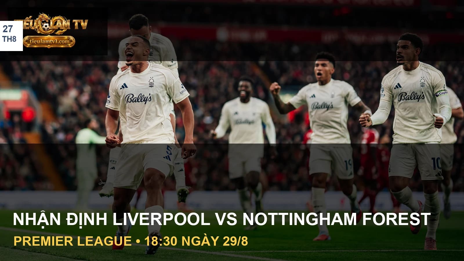 Cầu thủ Liverpool và Nottingham Forest trong ảnh tư liệu trận đấu