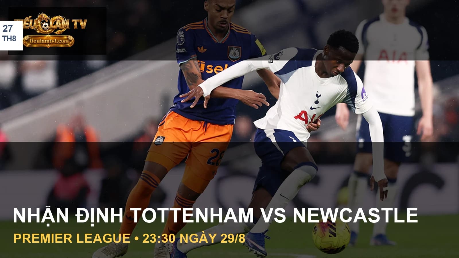Cầu thủ Tottenham Hotspur và Newcastle United trong ảnh tư liệu trận đấu