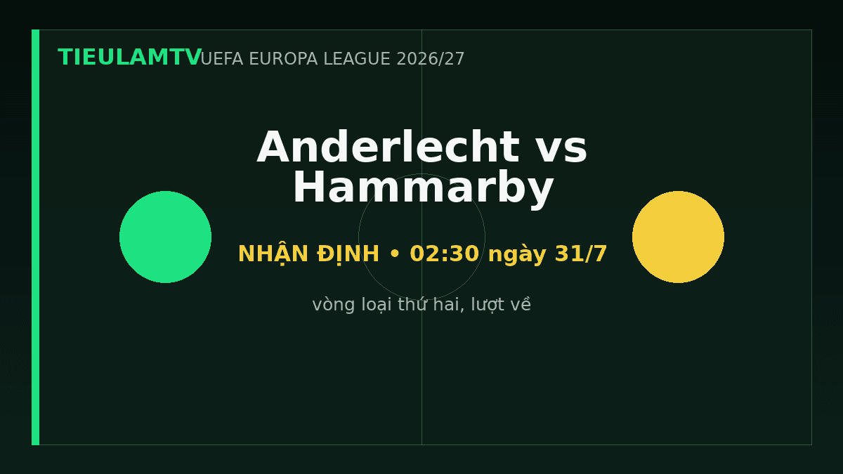 Nhận định Anderlecht vs Hammarby - TieulamTV Nhận định Anderlecht vs Hammarby - TieulamTV