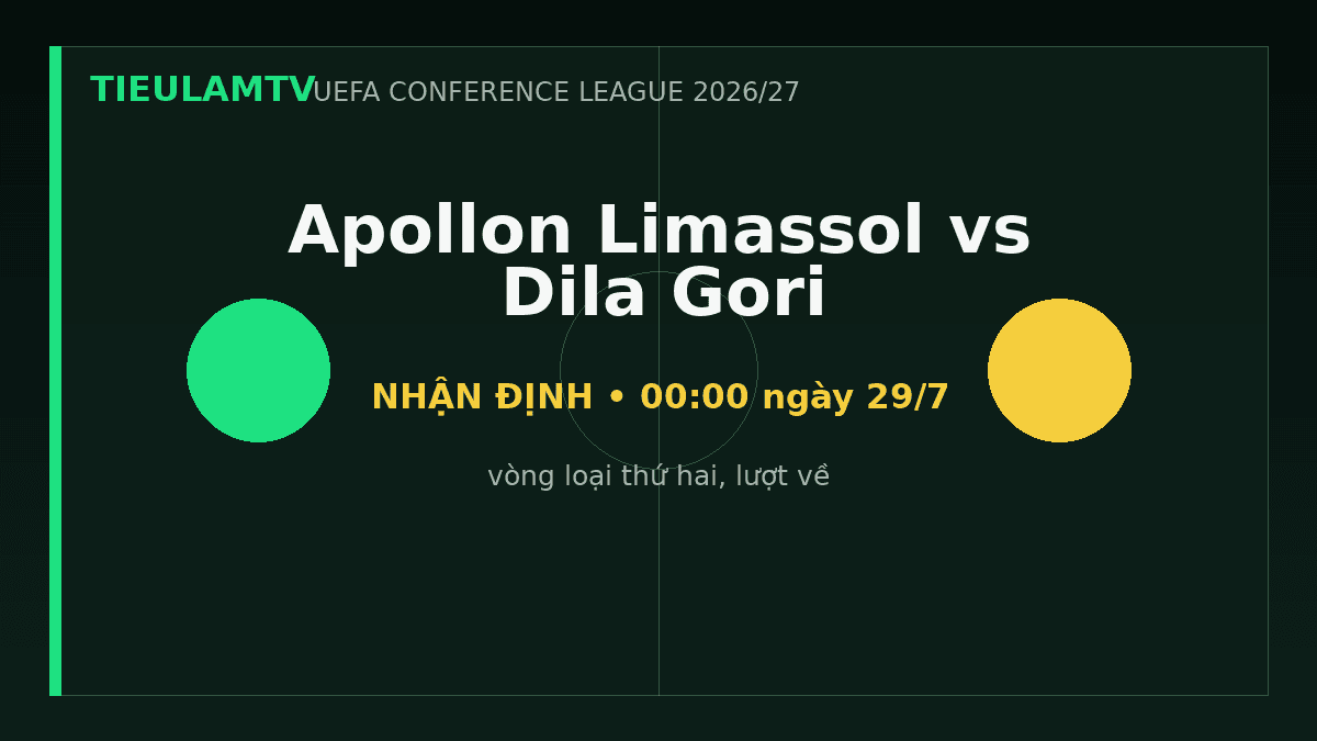 Nhận định Apollon Limassol vs Dila Gori - TieulamTV Nhận định Apollon Limassol vs Dila Gori - TieulamTV