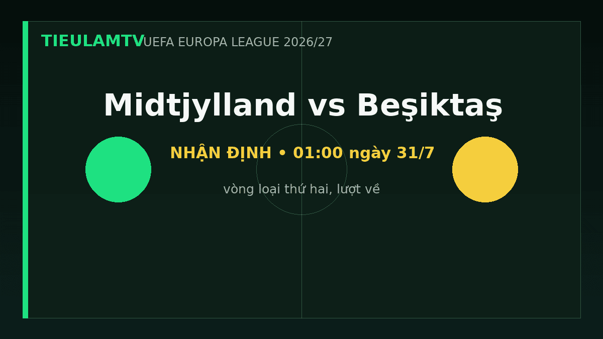 Nhận định Midtjylland vs Beşiktaş - TieulamTV Nhận định Midtjylland vs Beşiktaş - TieulamTV