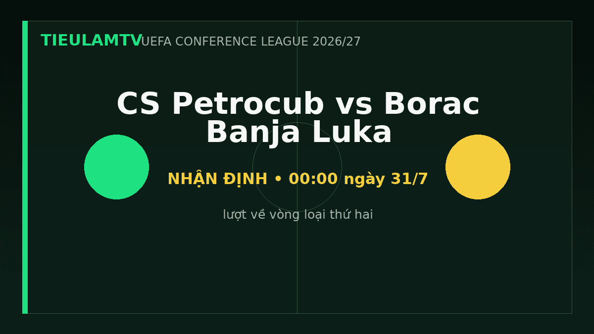 Nhận định CS Petrocub vs Borac Banja Luka - TieulamTV Nhận định CS Petrocub vs Borac Banja Luka - TieulamTV