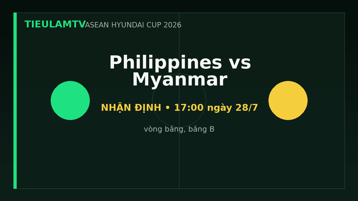 Nhận định Philippines vs Myanmar - TieulamTV Nhận định Philippines vs Myanmar - TieulamTV