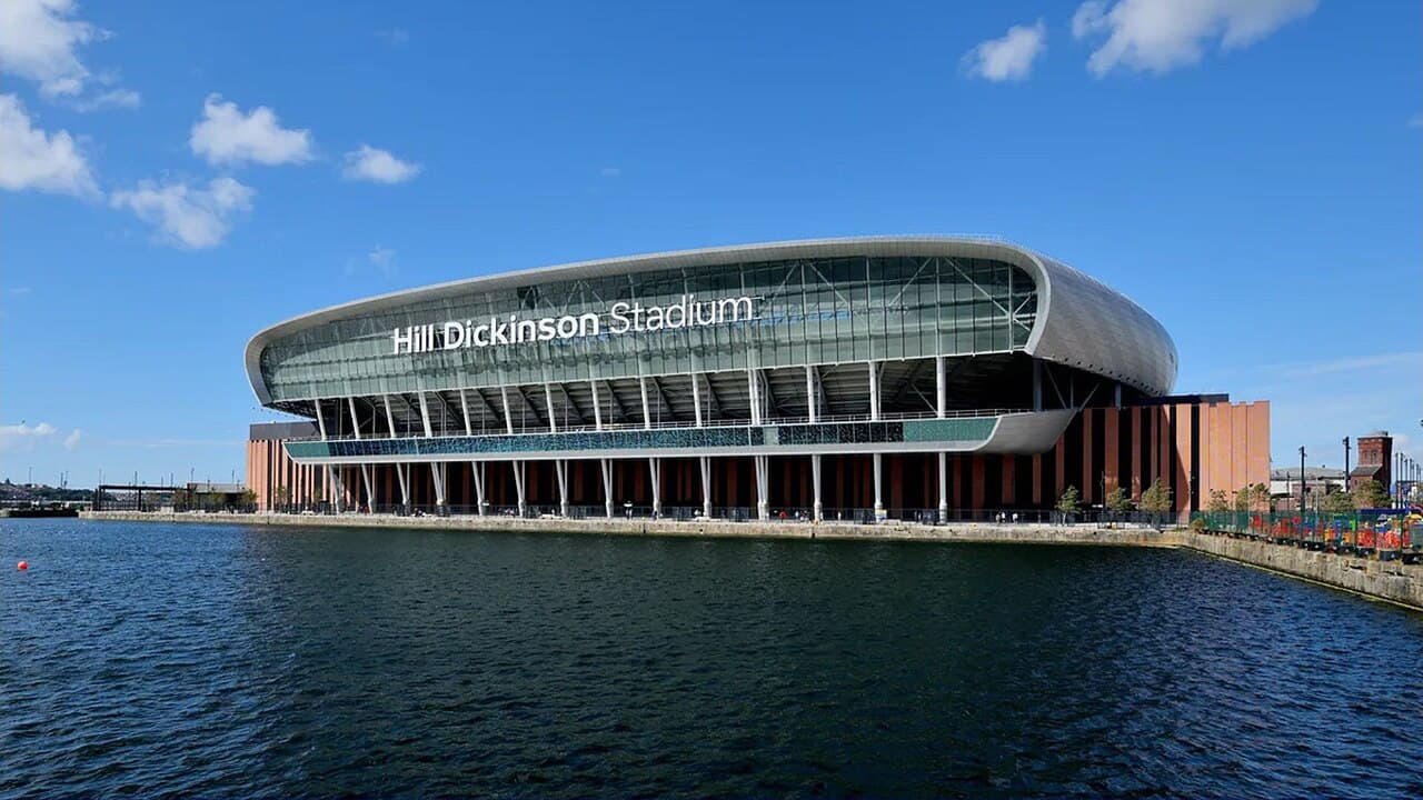 Toàn cảnh Hill Dickinson Stadium, sân nhà của Everton Toàn cảnh Hill Dickinson Stadium, sân nhà của Everton