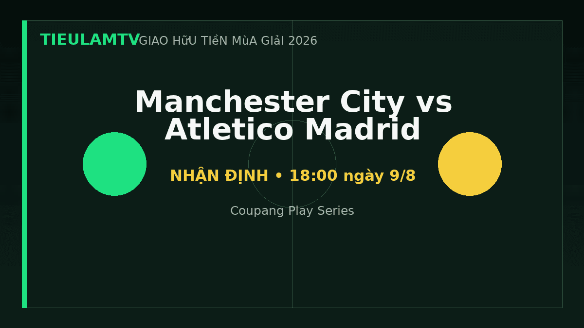 Nhận định Manchester City vs Atletico Madrid - TieulamTV Nhận định Manchester City vs Atletico Madrid - TieulamTV