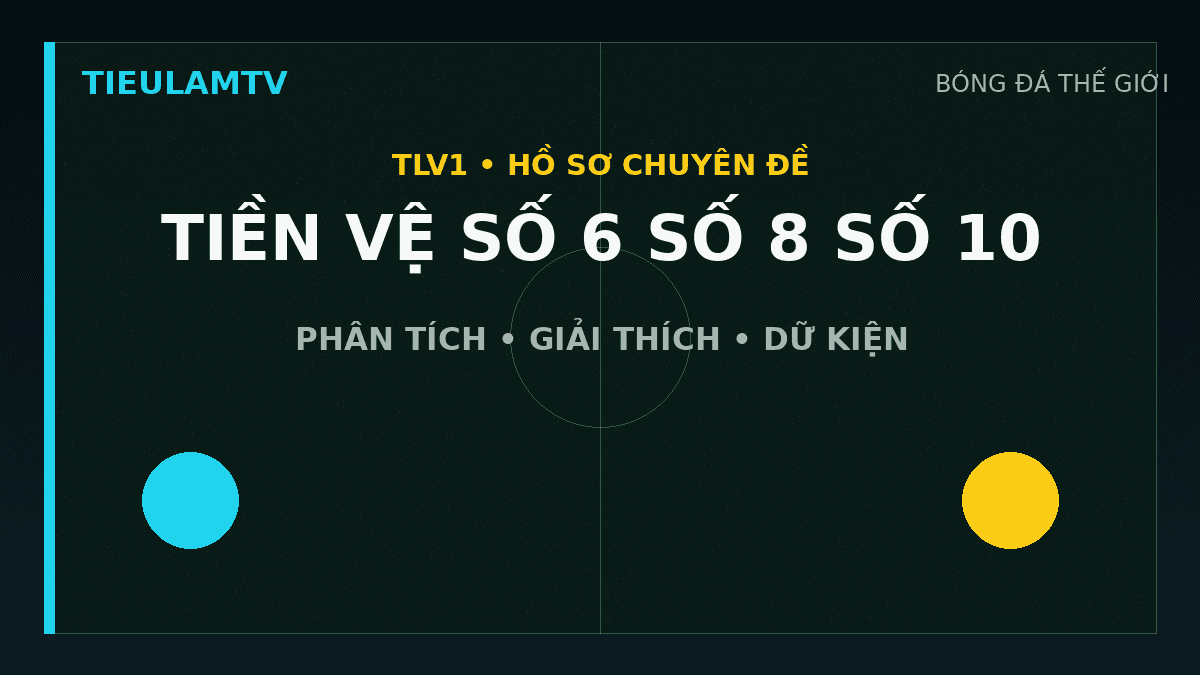 Đồ họa minh họa tiền vệ số 6, số 8 và số 10 khác nhau thế nào? trên TieulamTV Đồ họa minh họa tiền vệ số 6, số 8 và số 10 khác nhau thế nào? trên TieulamTV
