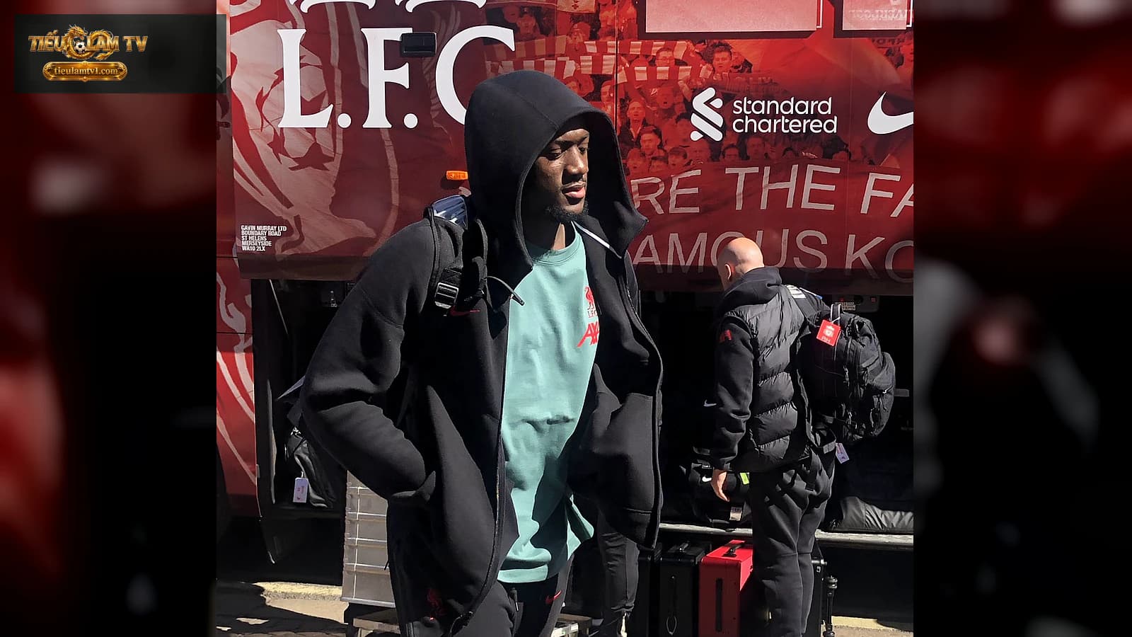 Ibrahima Konaté trong trang phục Liverpool trước trận gặp Fulham ngày 6/4/2025 Ibrahima Konaté trong trang phục Liverpool trước trận gặp Fulham ngày 6/4/2025