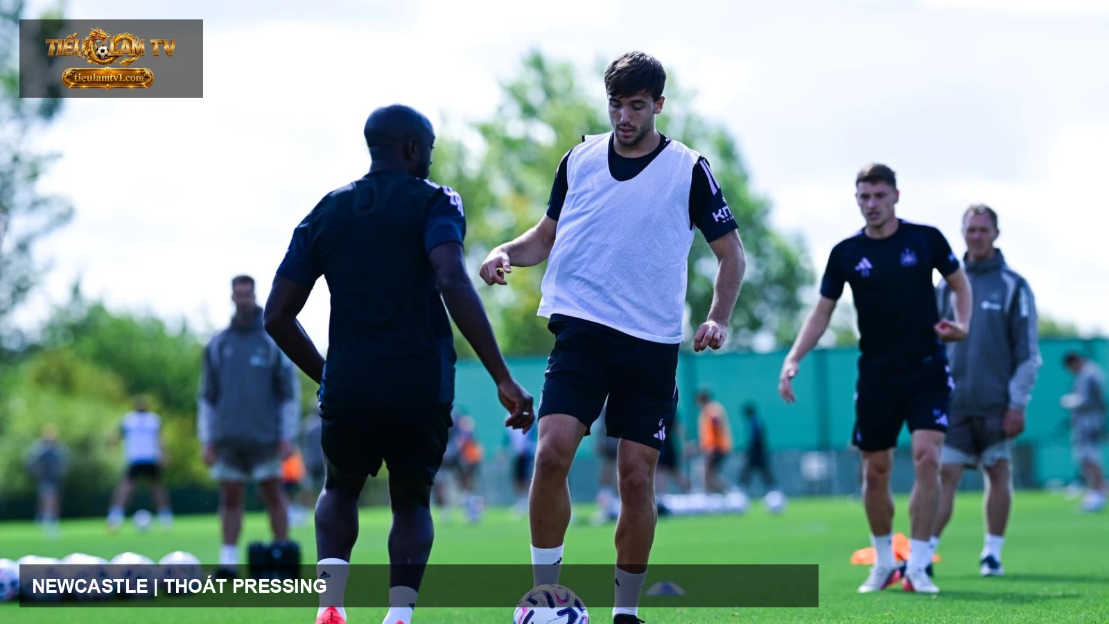 Newcastle United tập luyện trong ảnh chính thức